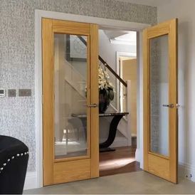 JB Kind Tigris Pre-Finished Oak 1 Light Glazed Internal Door alternative
