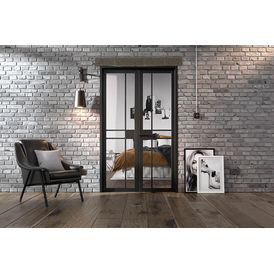 LPD Greenwich W4 Black Primed Room Divider (2031mm x 1246mm) alternative