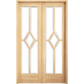 LPD Reims W4 Pre-Finished Oak Room Divider (2031mm x 1246mm)