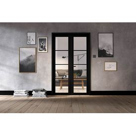 LPD Soho W4 Black Primed Room Divider (2031mm x 1246mm) alternative