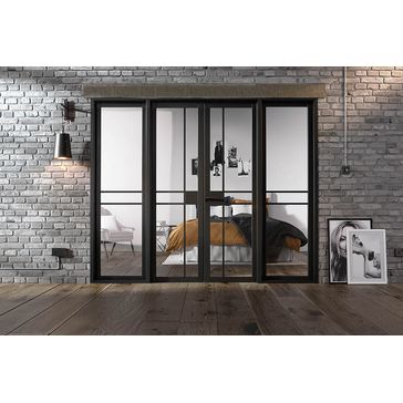 LPD Greenwich W8 Black Primed Room Divider (2031mm x 2478mm) alternative