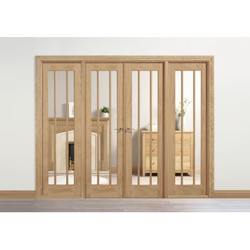 LPD Lincoln W8 Unfinished Oak Room Divider (2031mm x 2478mm) alternative