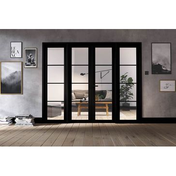 LPD Soho W8 Black Primed Room Divider (2031mm x 2478mm) alternative