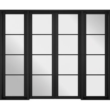 LPD Room Divider Black Soho W8 - 2031 x 2478 mm