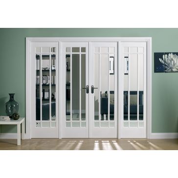 LPD Manhattan W8 White Primed Room Divider (2031mm x 2478mm) alternative