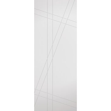 LPD Hastings Modern Groove White Primed Internal Flush Door