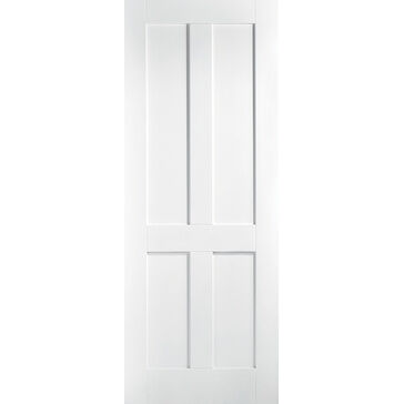 LPD London Traditional 4 Panel White Primed Internal Door