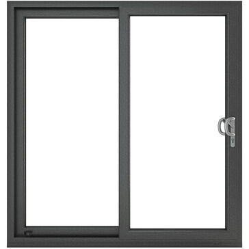 Crystal Grey uPVC Clear Glazed Sliding Patio Door (Right to Left)