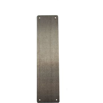 Atlantic Pre-Drilled Stainless Steel Door Finger Plate