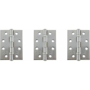 Atlantic 4 Inch Grade 11 Fire Rated Ball Bearing Hinge (Set of 3)
