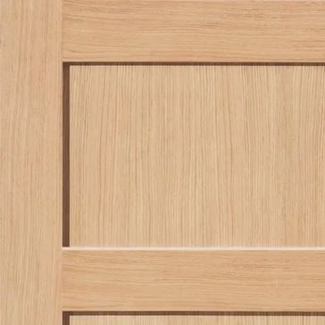 JB Kind Snowdon 4 Panel Unfinished Real Oak Internal Door alternative
