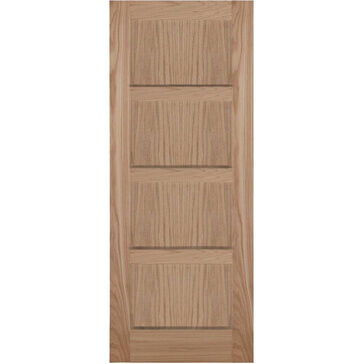 Door Giant Shaker-Style Unfinished Oak Veneered 4 Panel Internal Door