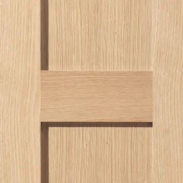 JB Kind Snowdon Shaker-Style Unfinished Oak Bi-Fold Door alternative