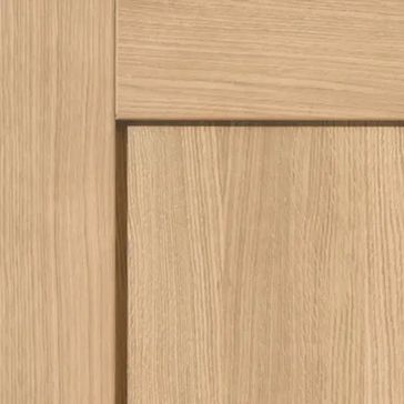 JB Kind Etna 1 Panel Real Oak Shaker Style Internal Door alternative