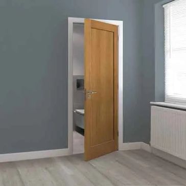 JB Kind Etna 1 Panel Real Oak Shaker Style Internal Door alternative
