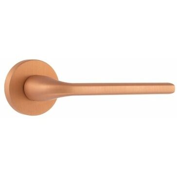 Forme Milly Lever Door Handle on Round Rose (Pair)