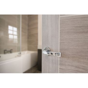 Forme Crystal Lever Door Handle on Round Rose (Pair) alternative