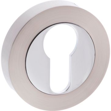 Mediterranean Euro Escutcheon on Round Rose (Pair)