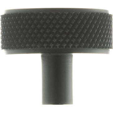 Millhouse Brass Hargreaves Disc Knurled Cabinet Knob on Concealed Fix