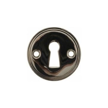 Millhouse Brass Solid Brass Open Key Hole Escutcheon (Pair)