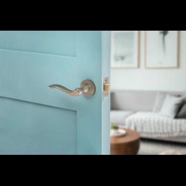 Old English Warwick Door Handle on Round Rose (Pair) alternative