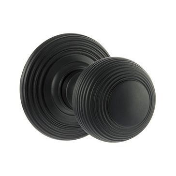 Old English Ripon Solid Brass Reeded Mortice Knob (Pair)