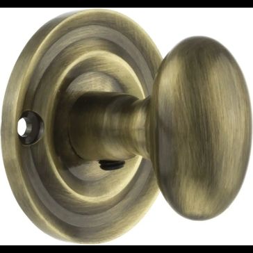 Old English Solid Brass Oval WC Turn &amp; Release
