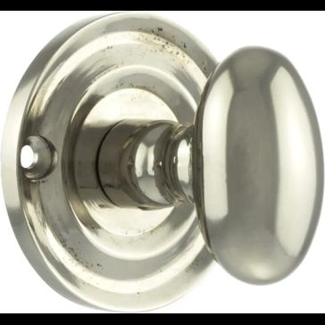 Old English Solid Brass Oval WC Turn &amp; Release