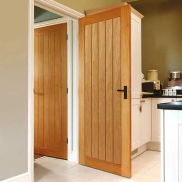 JB Kind Thames Unfinished Oak Internal FD30 Fire Door alternative