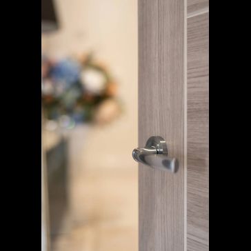 STATUS Nevada Lever Door Handle on Round Rose (Pair) alternative