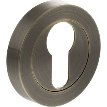 STATUS Euro Escutcheon on Round Rose (Pair)