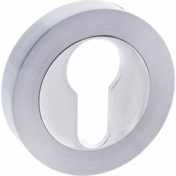 STATUS Euro Escutcheon on Round Rose (Pair)