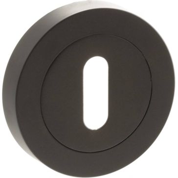 STATUS Key Escutcheon on Round Rose (Pair)