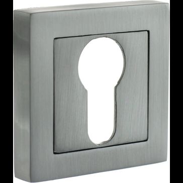 STATUS Euro Escutcheon on S4 Square Rose (Pair)