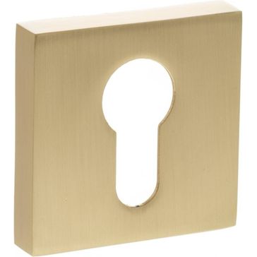 STATUS Euro Escutcheon on S4 Square Rose (Pair)