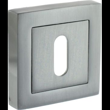 STATUS Key Escutcheon on S4 Square Rose (Pair)