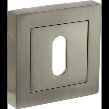 STATUS Key Escutcheon on S4 Square Rose (Pair)