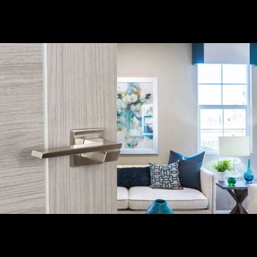 Senza Pari Giovanni Lever Door Handle on Flush Square Rose (Pair) alternative