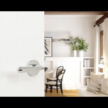 Tupai Rapido CurvaLine Adra Lever Door Handle on Round Rose (Pair) alternative