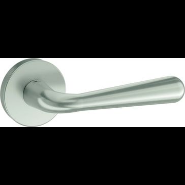 Tupai Rapido CurvaLine Adra Lever Door Handle on Round Rose (Pair)