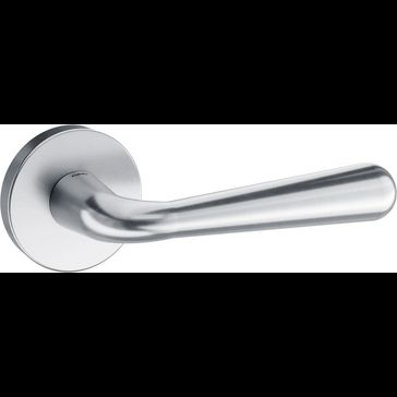 Tupai Rapido CurvaLine Adra Lever Door Handle on Round Rose (Pair)