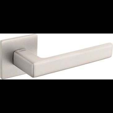 Tupai Rapido 5S Line Portel Lever Door Handle on Square Rose (Pair)