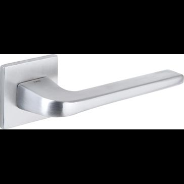 Tupai Rapido 5S Line Canha Lever Door Handle on Square Rose (Pair)