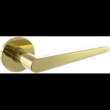 Tupai Exclusivo 5S Line Torrao Lever Door Handle on Round Rose (Pair)