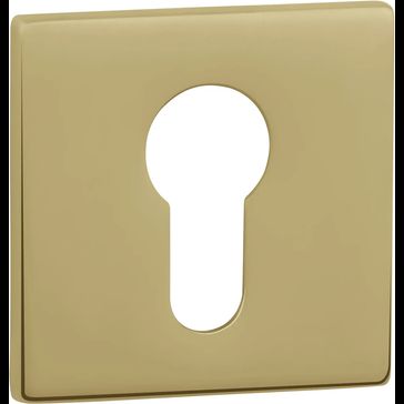 Tupai Exclusivo 5S Line Euro Escutcheon on 5mm Slimline Square Rose (Pair)