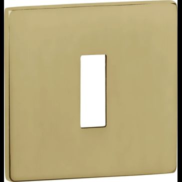 Tupai Exclusivo 5S Line Key Escutcheon on Square Rose (Pair)