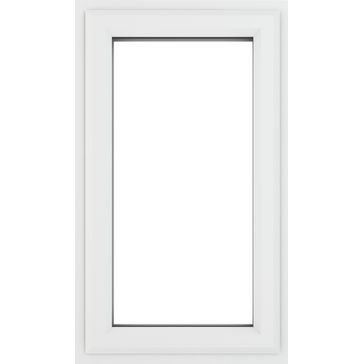 Crystal Right Hand Side Hung uPVC Casement Double Glazed Window - White