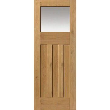 JB Kind Rustic Oak DX Glazed Door
