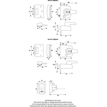 ERA British Standard High Security Nightlatch Door Lock alternative