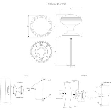 Fab &amp; Fix Heritage Round Door Knob alternative